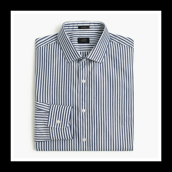 J. Crew Other - J. Crew Ludlow Shirt in Midnight Sea Stripe Medium